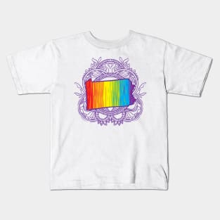 Pennsylvania Mandala Pride Kids T-Shirt